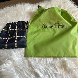 Thirty-one Green  'Game Time!' Drawstring Bag Set
